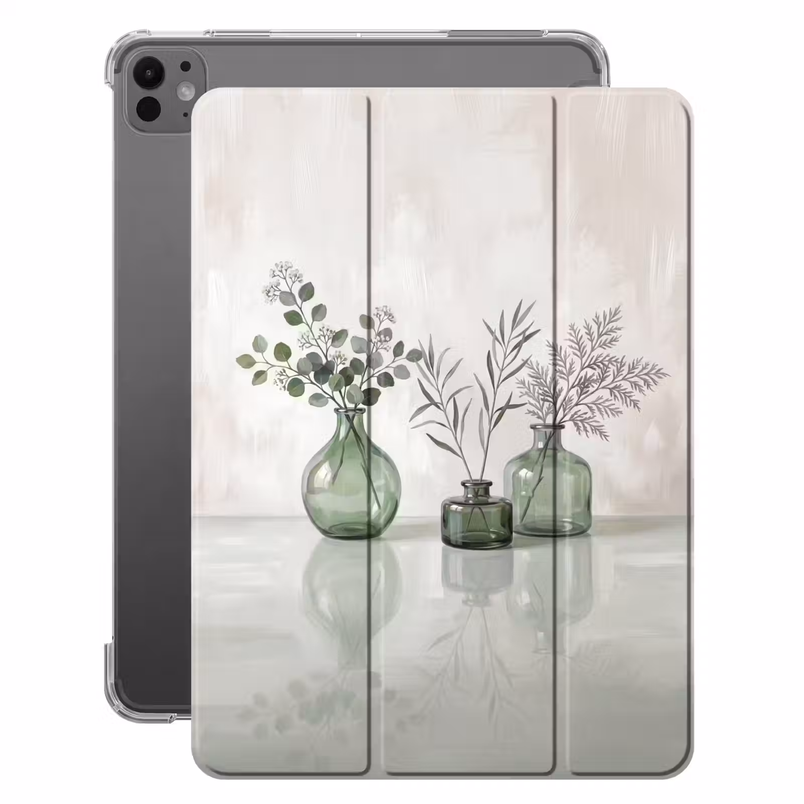 iPad-Hülle - Vasen - Blätter - Grün — 1