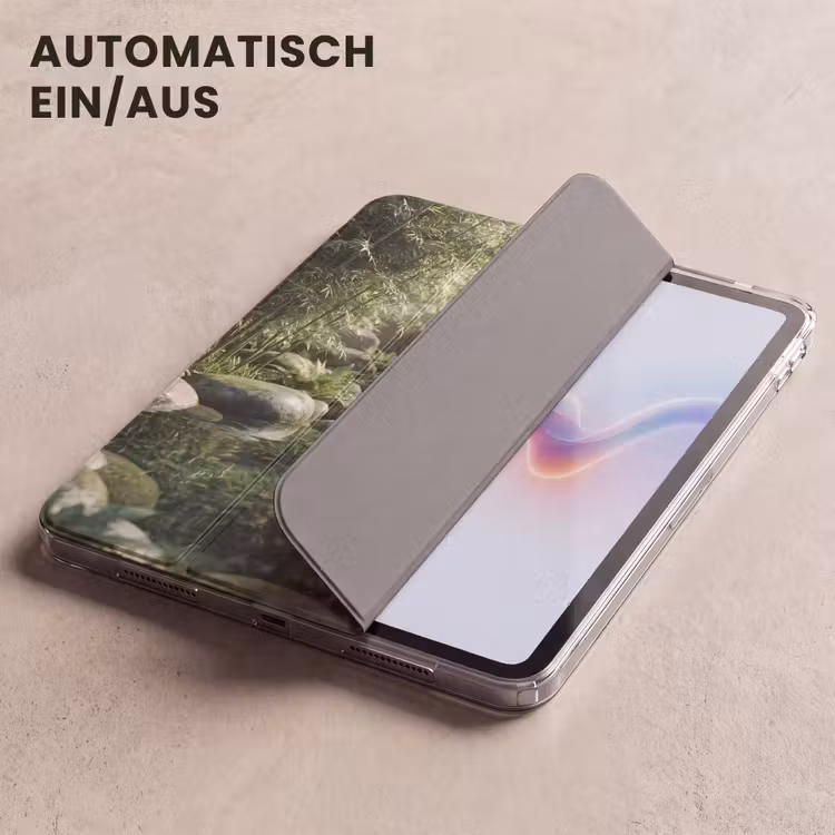 iPad-Hülle - Bach - Wasserfall - Natur - Grün — 5