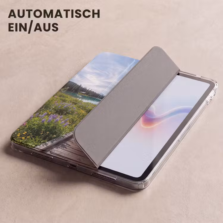 iPad-Hülle - Berge - See - Landschaft - Blau — 5