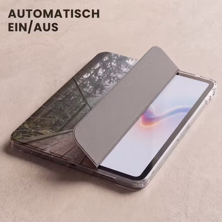 iPad-Hülle - Brücke - Wald - Nebel - Natur — 5
