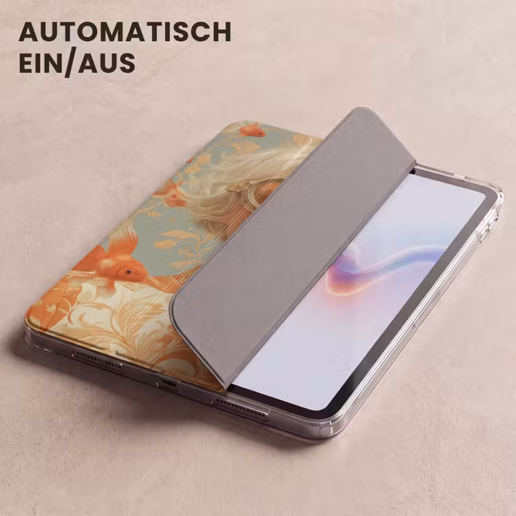 iPad-Hülle - Goldfisch - Orange - Weiblich - Blond — 5