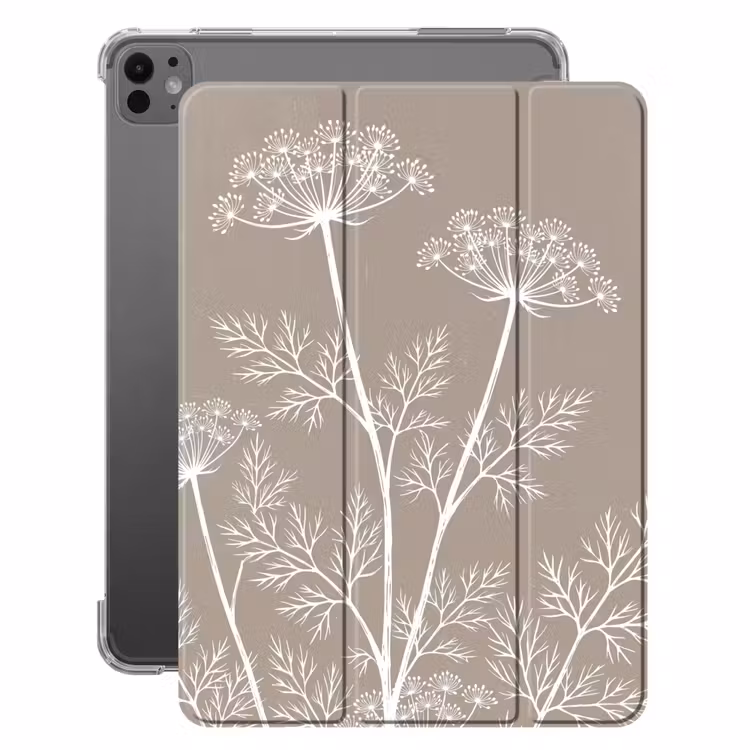 iPad-Hülle - Grafik - Flötenkraut - Taupe — 1