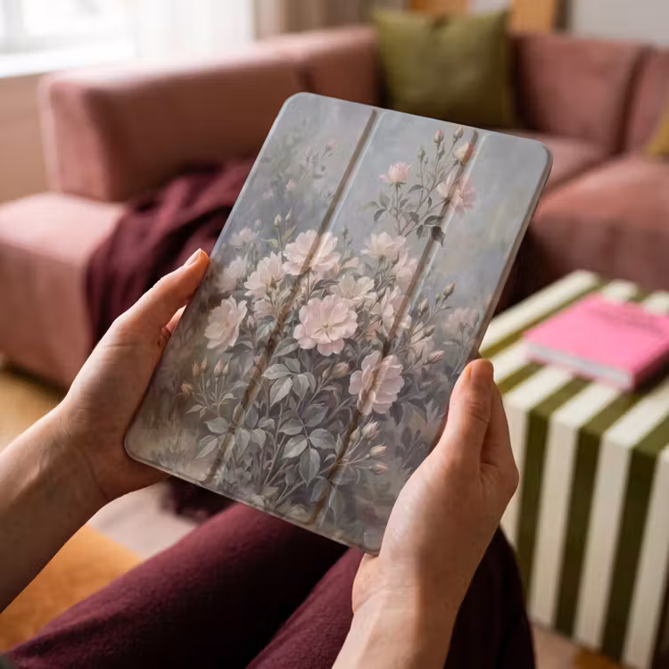 iPad-Hülle - Rosen - Illustration - Rosa — 4