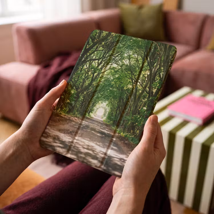 iPad-Hülle - Straße - Bäume - Natur - Grün — 4