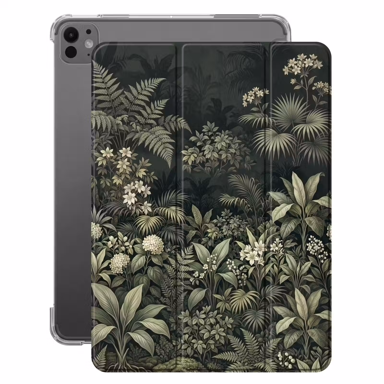 iPad-Hülle - Dschungel - Blätter - Botanisch - Grün — 1