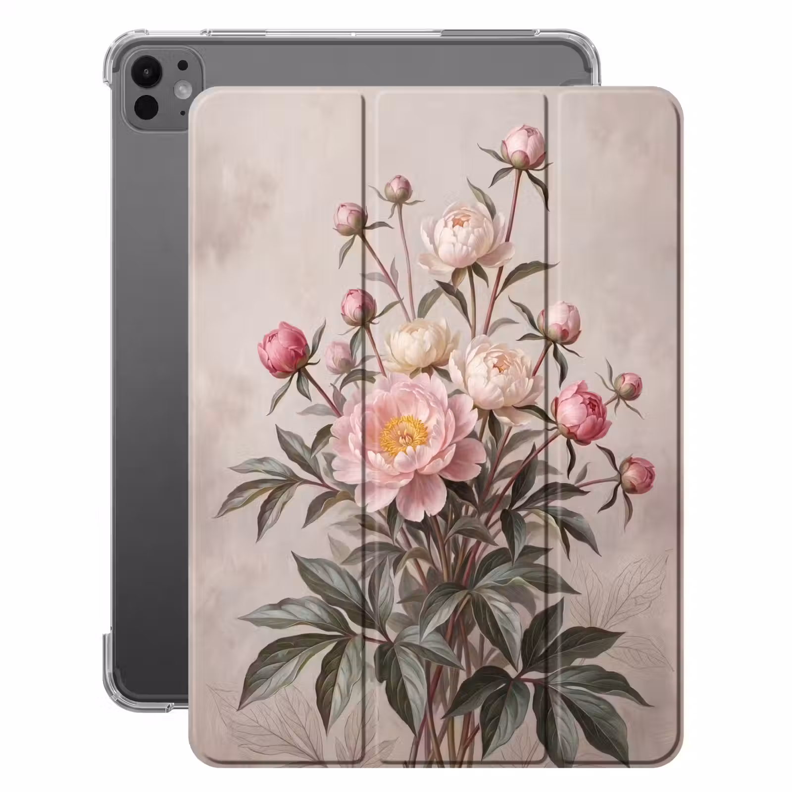 iPad-Hülle - Pfingstrosen - Strauß - Rosa — 1