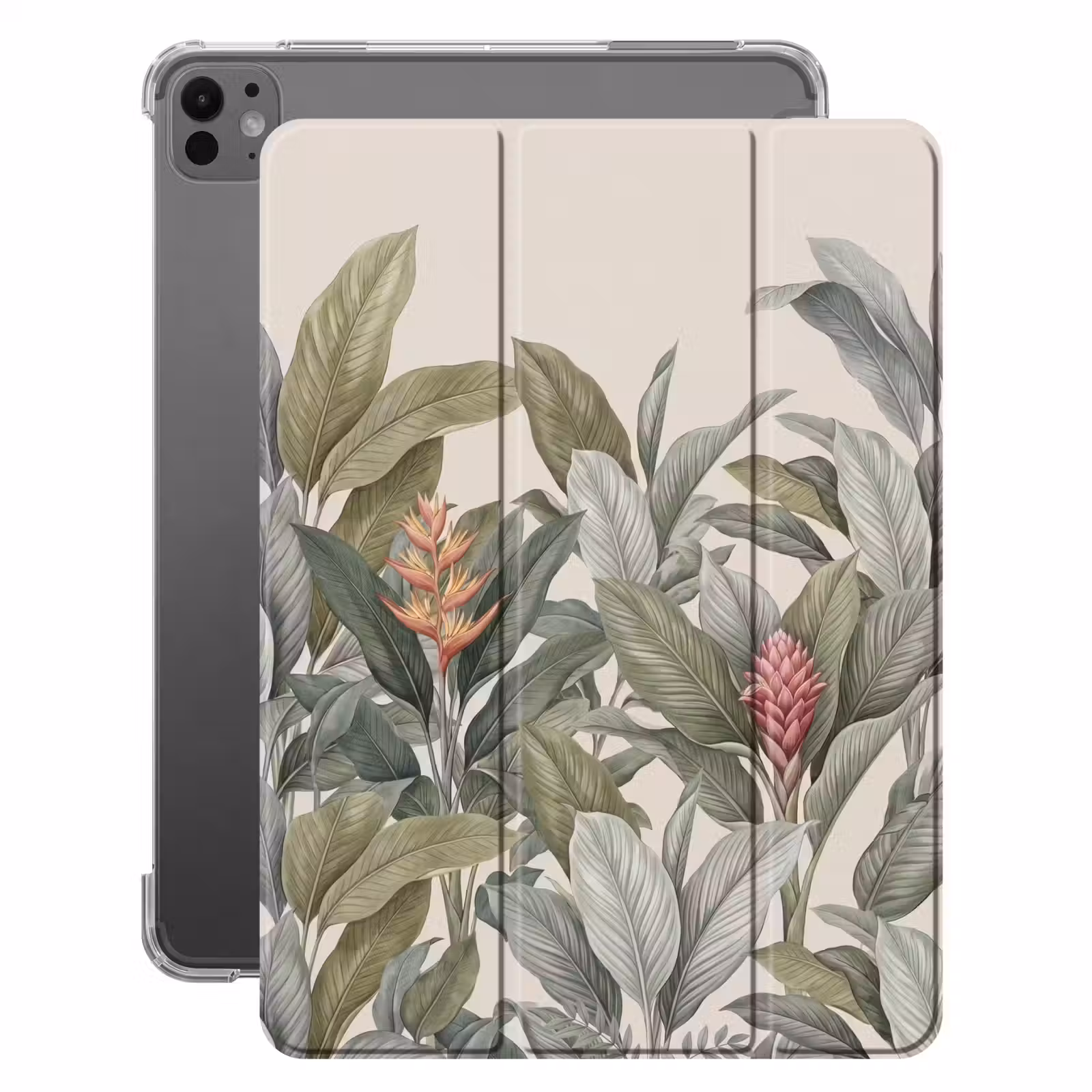 iPad-Hülle - Tropisch - Pflanzen - Modern - Grün — 1