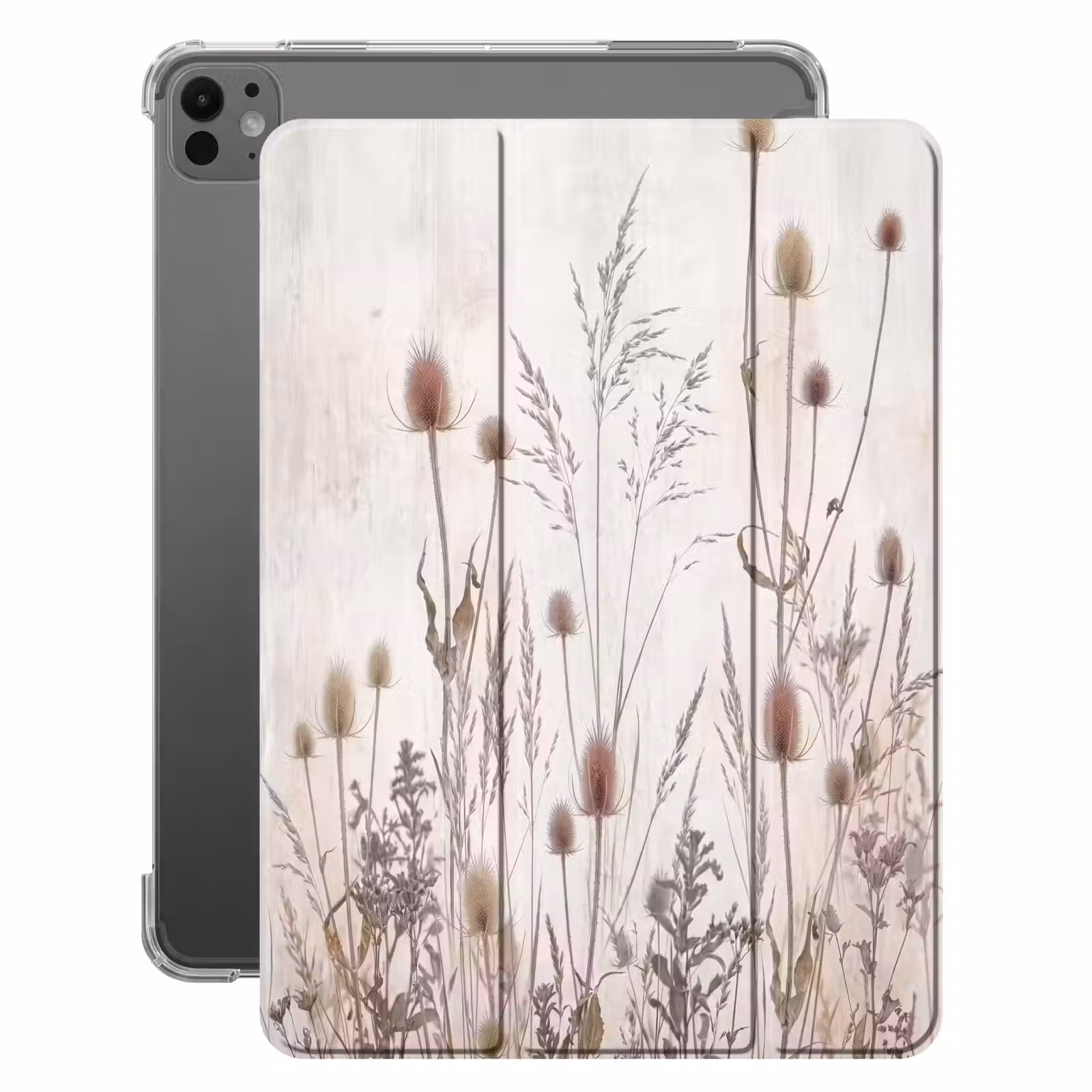 iPad-Hülle - Wiesenblumen - Gestaltung - Sepia — 1