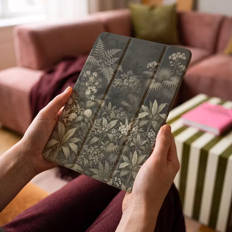 iPad-Hülle - Dschungel - Blätter - Botanisch - Grün — 4
