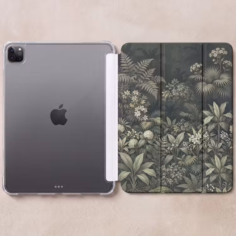 iPad-Hülle - Dschungel - Blätter - Botanisch - Grün — 6