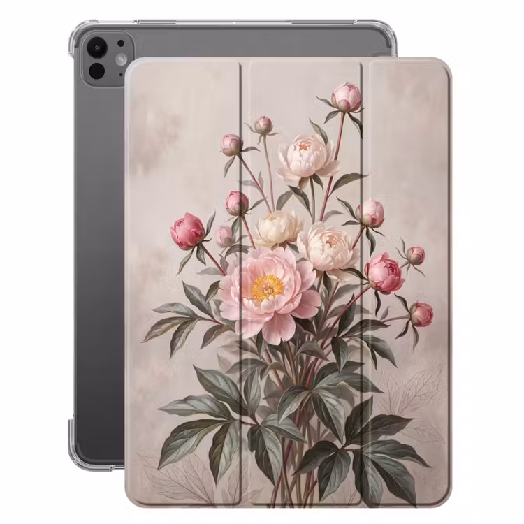 iPad-Hülle - Pfingstrosen - Strauß - Rosa — 1