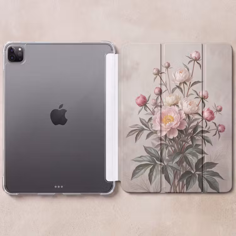iPad-Hülle - Pfingstrosen - Strauß - Rosa — 6