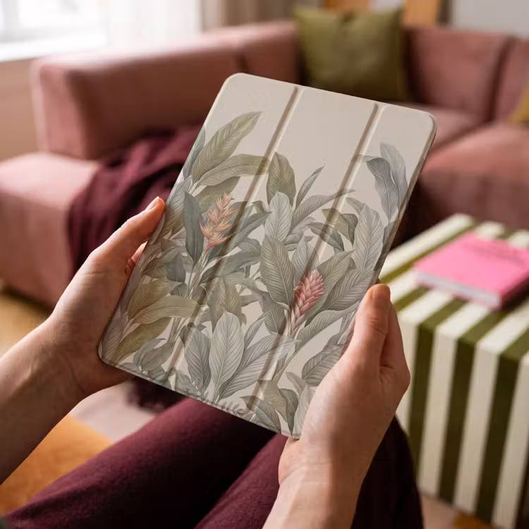 iPad-Hülle - Tropisch - Pflanzen - Modern - Grün — 4