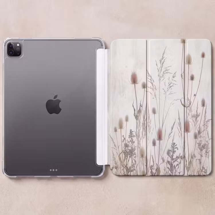 iPad-Hülle - Wiesenblumen - Gestaltung - Sepia — 6