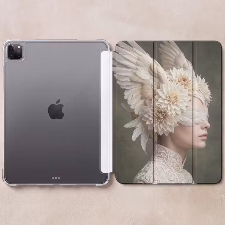 iPad-Hülle - Flügel - Frau - Weiß — 6