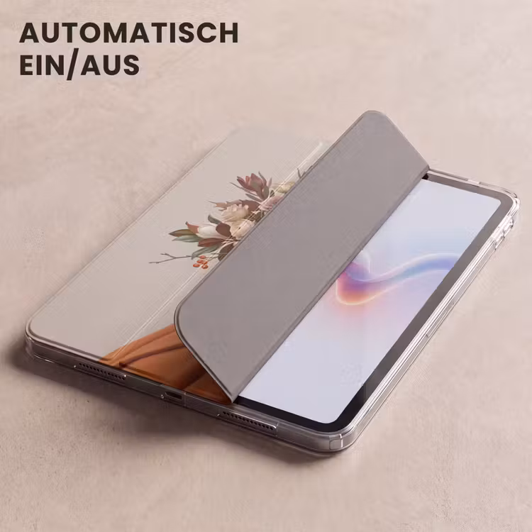 iPad-Hülle - Gesicht - Blumenstrauß - Bunt — 5