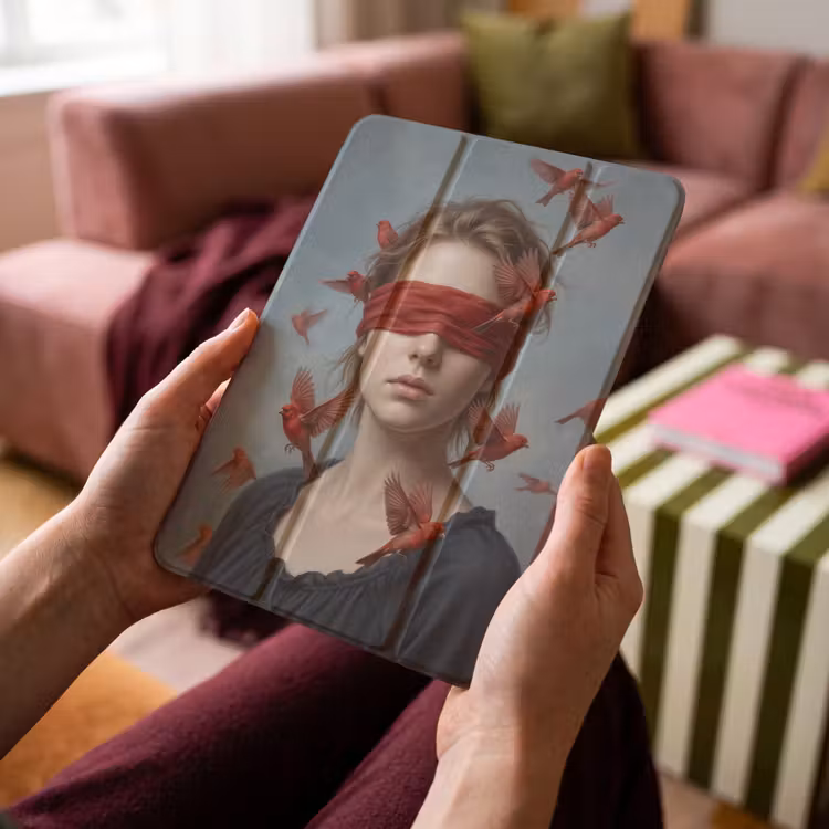 iPad-Hülle - Porträt - Kraftvoll - Rot — 4