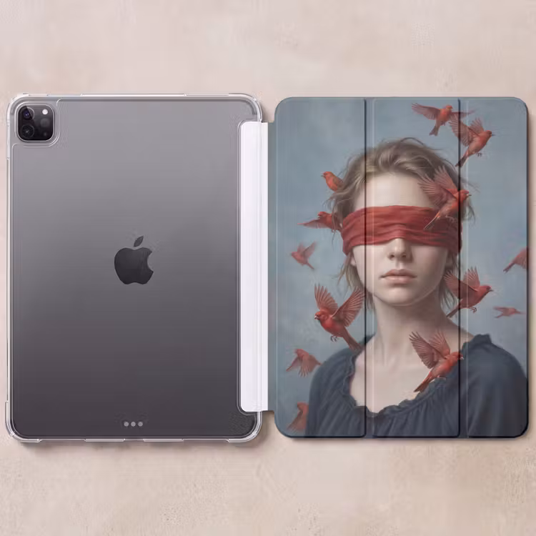 iPad-Hülle - Porträt - Kraftvoll - Rot — 6