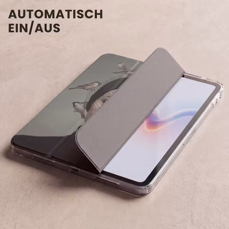 iPad-Hülle - Porträt - Vögel - Schwarz — 5