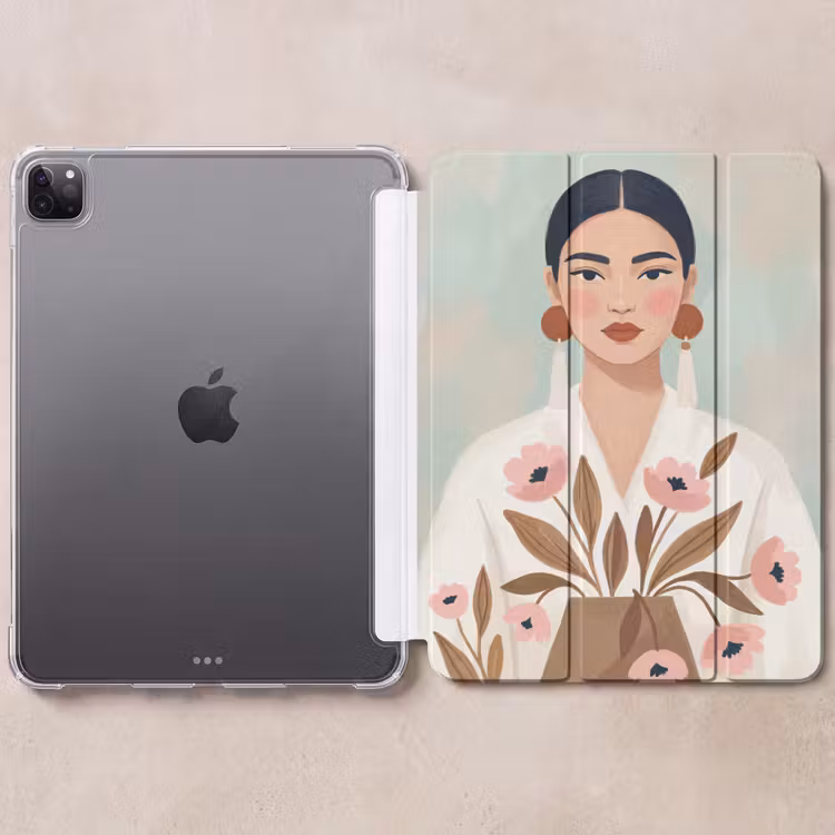 iPad-Hülle - Frau - Kimono - Pastell — 6