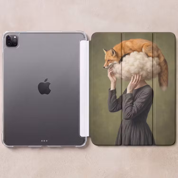 iPad-Hülle - Fuchs - Surrealist - Grün — 6