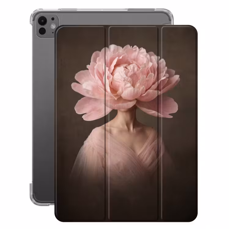 iPad-Hülle - Gesicht - Rose - Rosa — 1