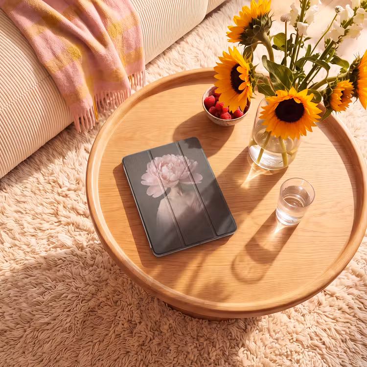 iPad-Hülle - Gesicht - Rose - Rosa — 2