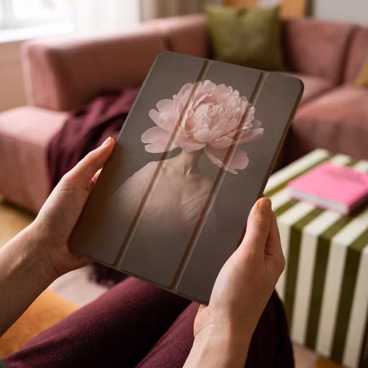 iPad-Hülle - Gesicht - Rose - Rosa — 4