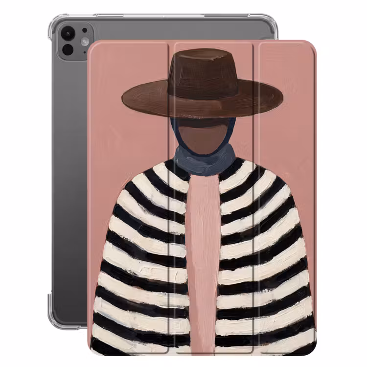 iPad-Hülle - Grafik - Frau - Rosa — 1