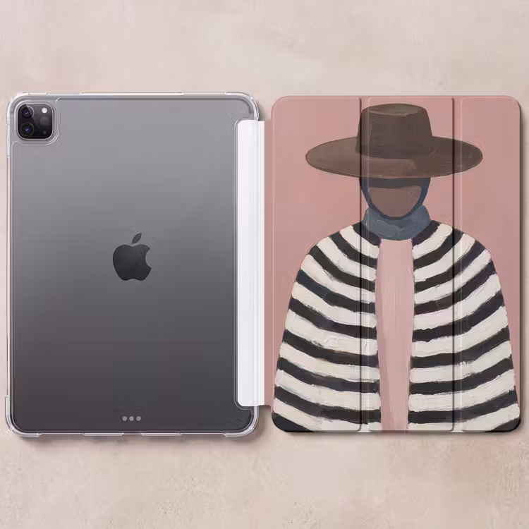 iPad-Hülle - Grafik - Frau - Rosa — 6
