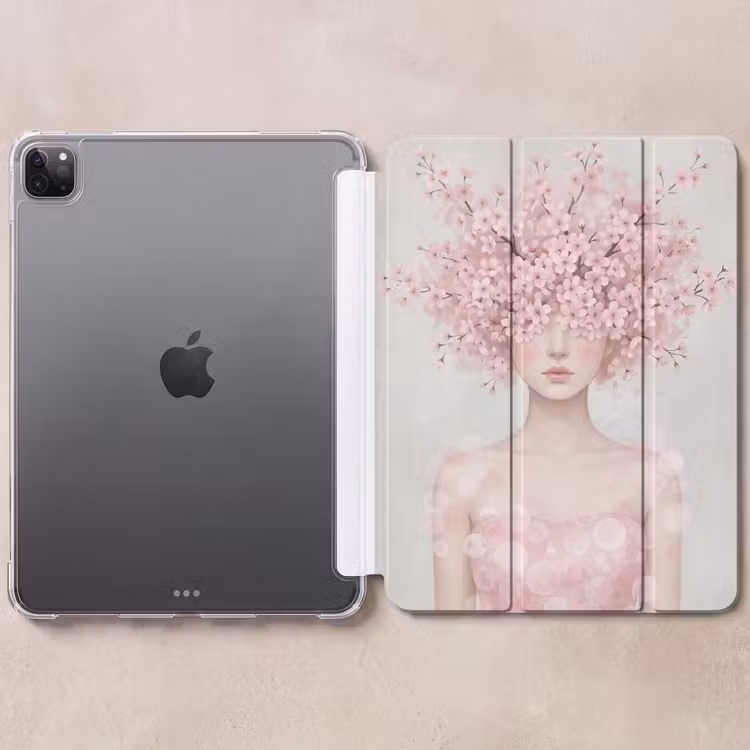 iPad-Hülle - Porträt - Kirschblüte - Rosa — 6