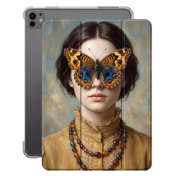 iPad-Hülle - Porträt - Schmetterling - Farbenfroh — 1