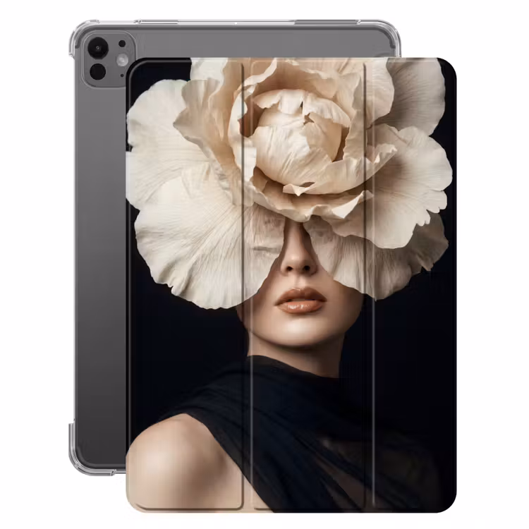 iPad-Hülle - Rose - Zeitlos - Schwarz — 1