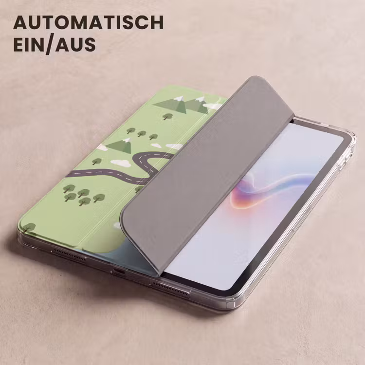 iPad-Hülle - Auto - Bergstraße - Natur - Illustration — 5