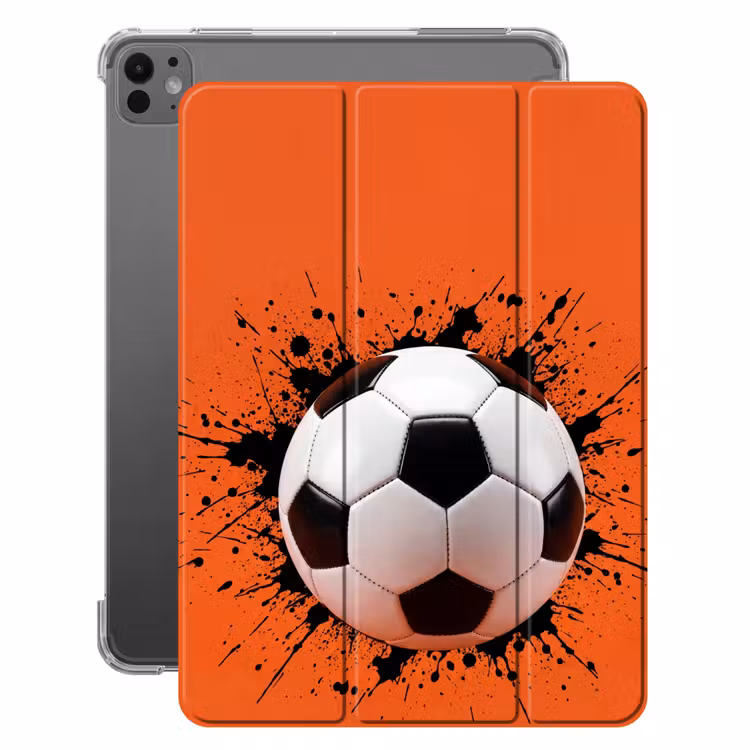 iPad-Hülle - Fußball - Farbe - Sport - Orange — 1