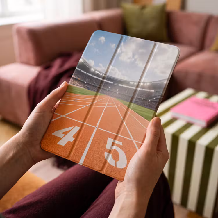 iPad-Hülle - Sintelbaan - Stadion - Sport -Orange — 4