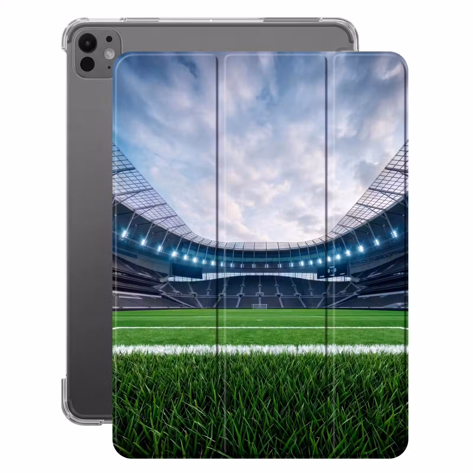 iPad-Hülle - Fußball - Stadion - Sport - Grün — 1