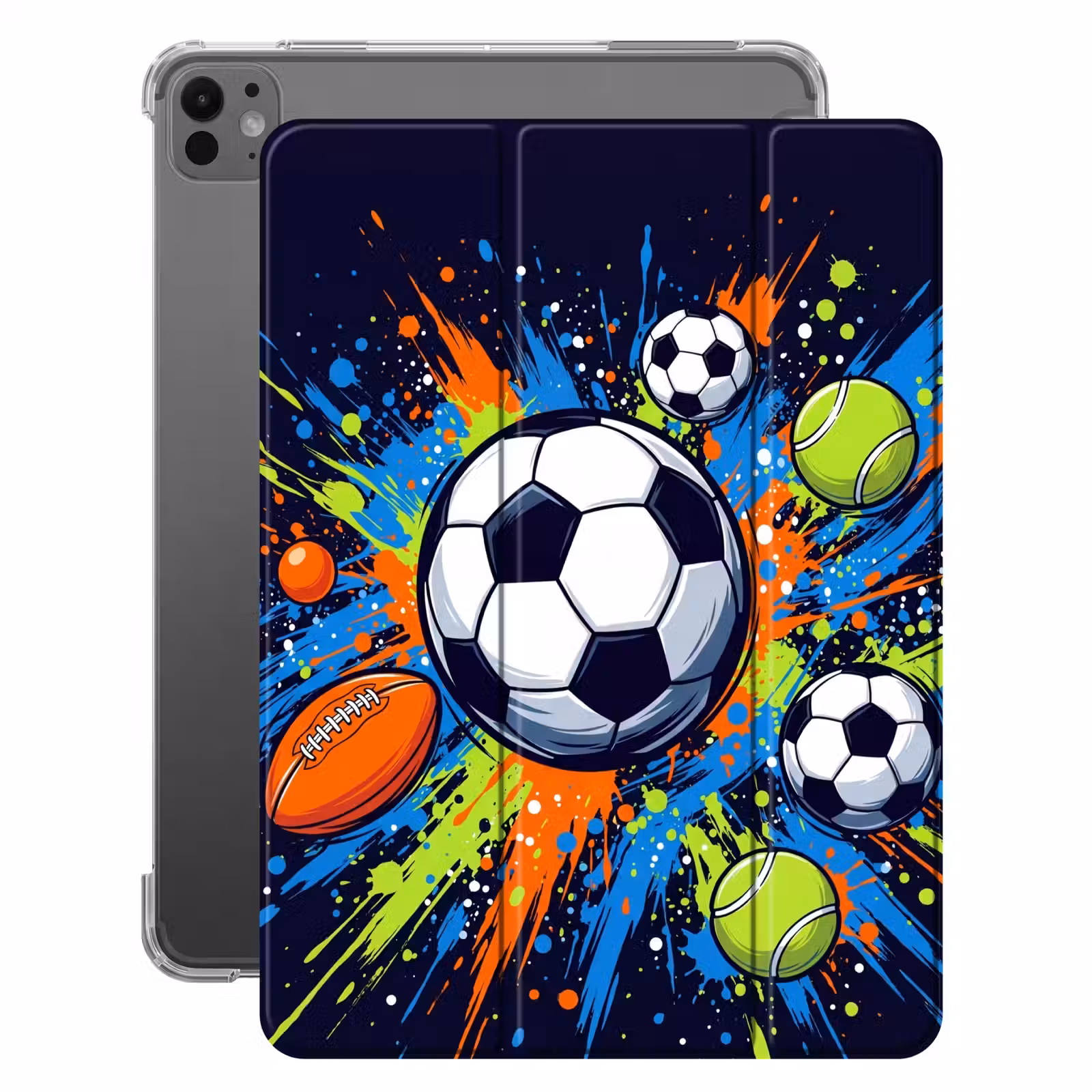 iPad-Hülle - Sport - Bälle - Farbenfroh — 1
