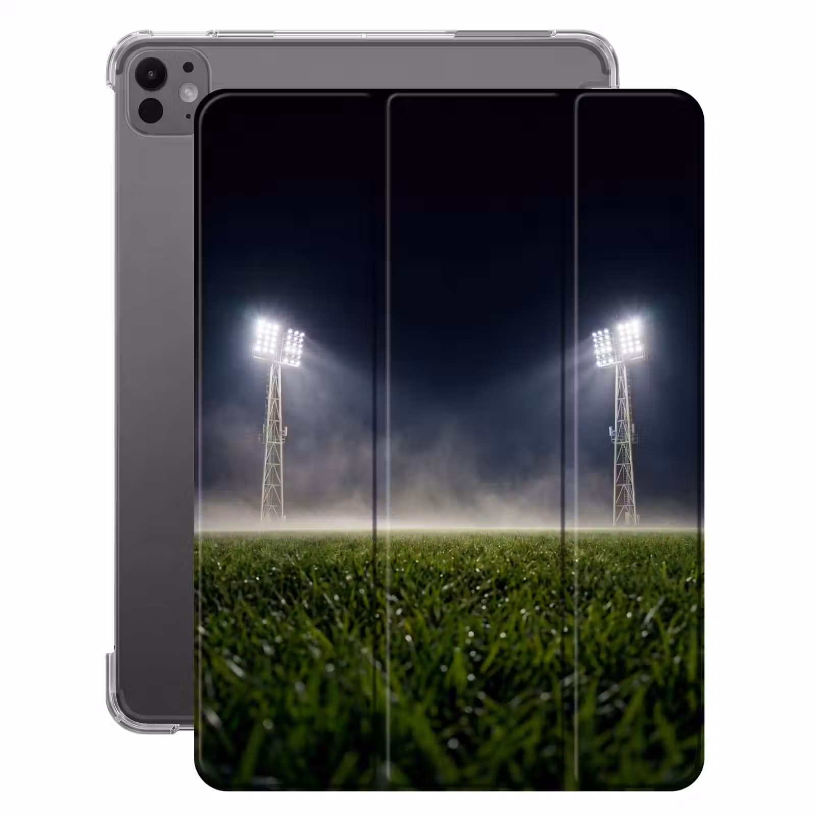 iPad-Hülle - Stadion - Lichtmast - Sport - Nacht — 1