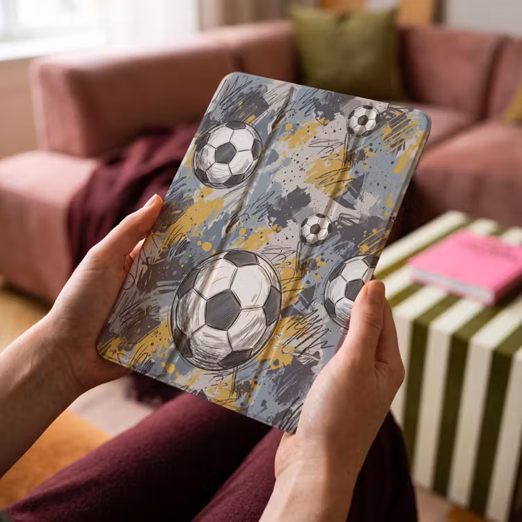 iPad-Hülle - Fußball - Abstrakt - Sport - Farbenfroh — 4