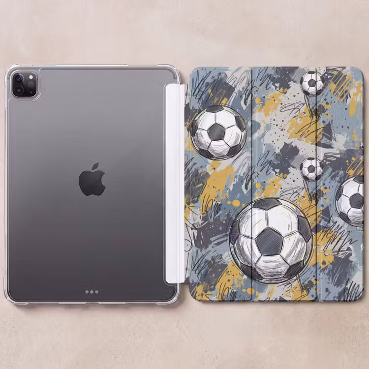 iPad-Hülle - Fußball - Abstrakt - Sport - Farbenfroh — 6