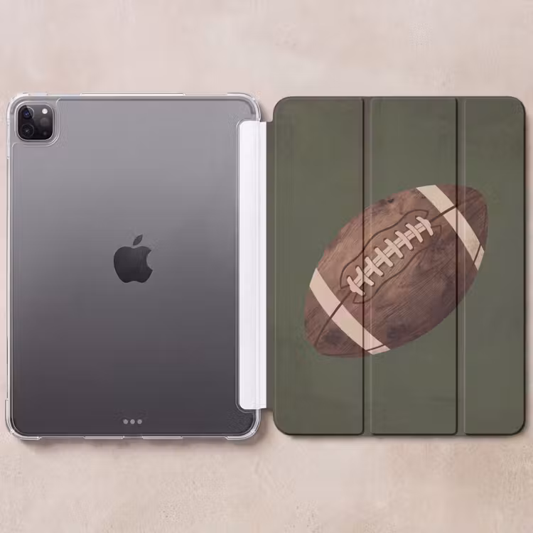 iPad-Hülle - Fußball - Holz - Sport - Grün — 6