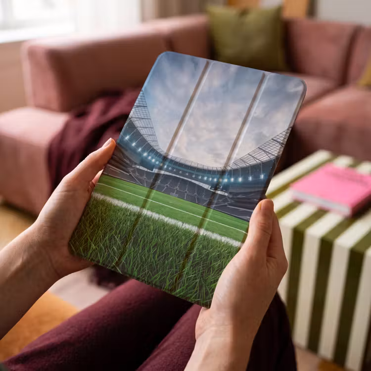 iPad-Hülle - Fußball - Stadion - Sport - Grün — 4