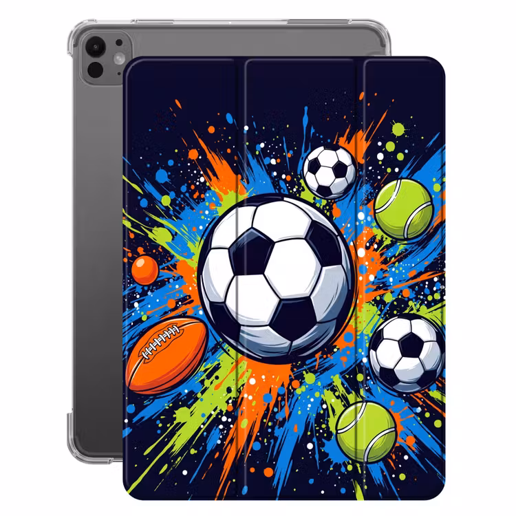 iPad-Hülle - Sport - Bälle - Farbenfroh — 1