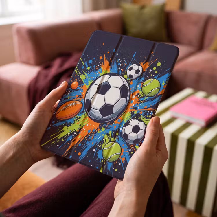 iPad-Hülle - Sport - Bälle - Farbenfroh — 4
