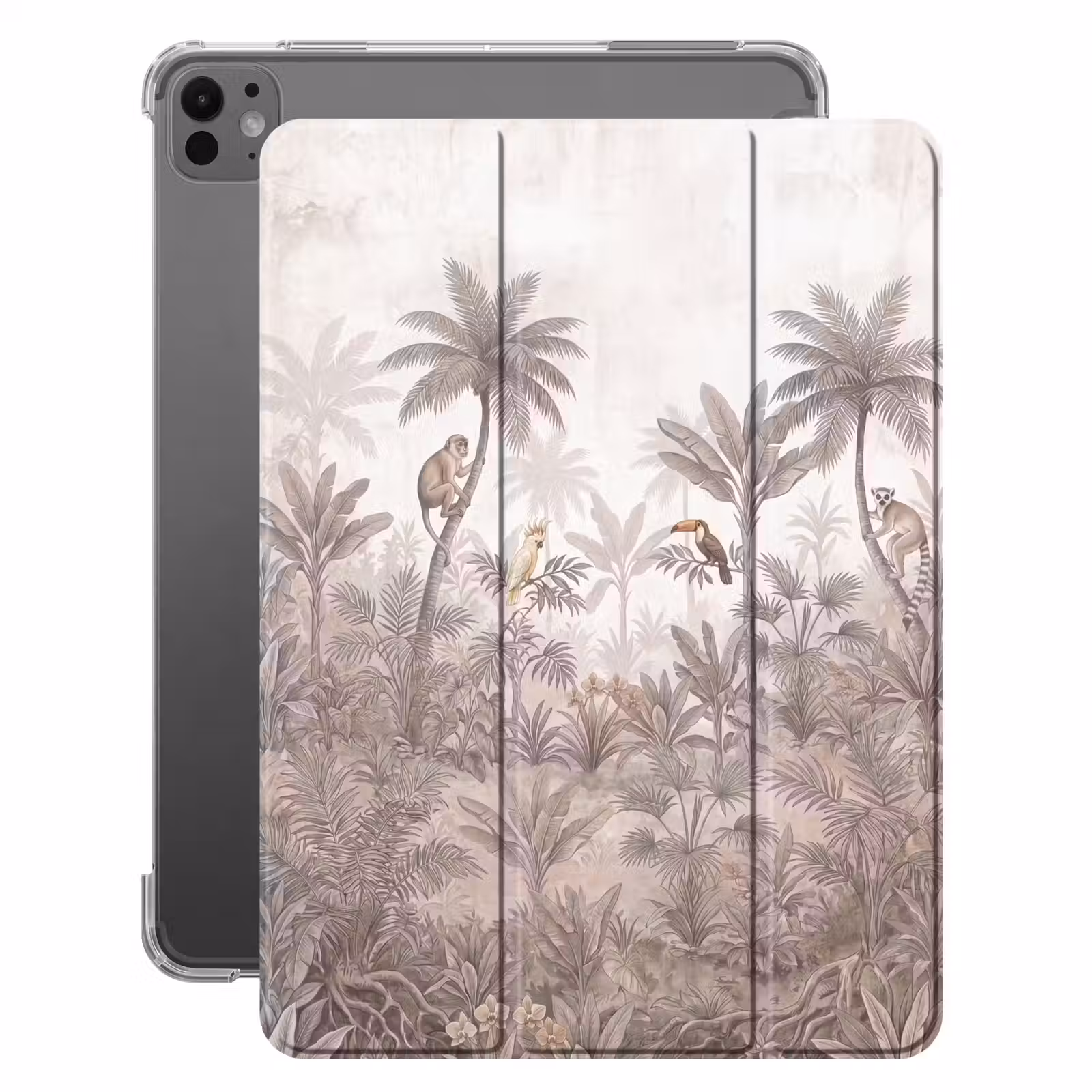 iPad-Hülle - Dschungel - Tiere - Palmen — 1