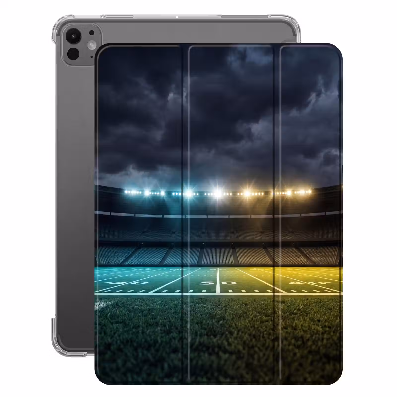 iPad-Hülle - Fußball - Stadion - Nacht - Modern — 1