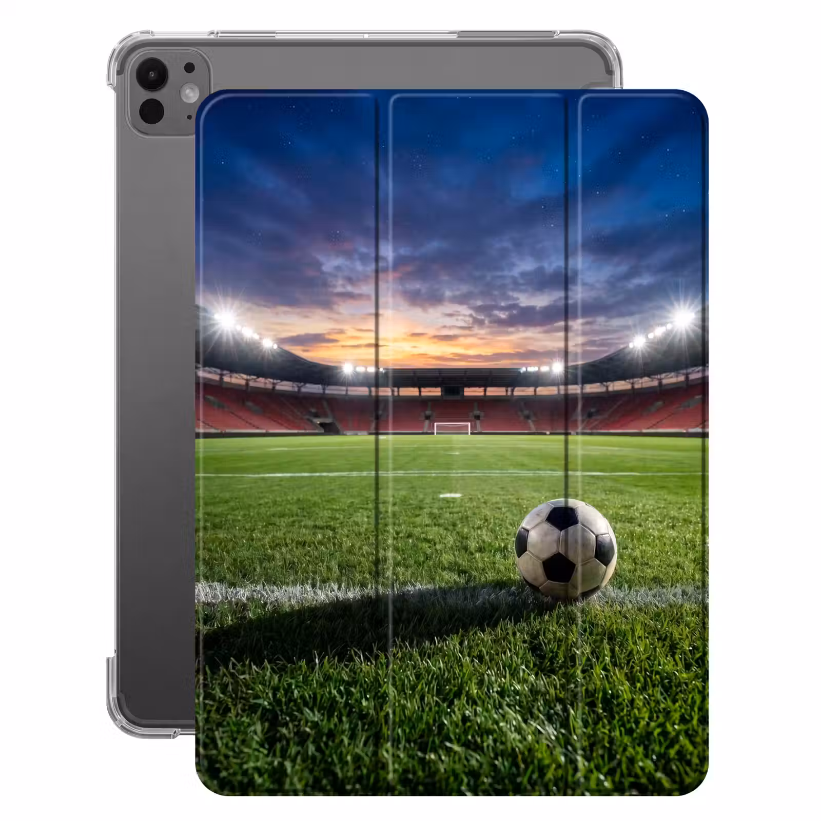 iPad-Hülle - Fußball - Stadion - Sport - Grün — 1