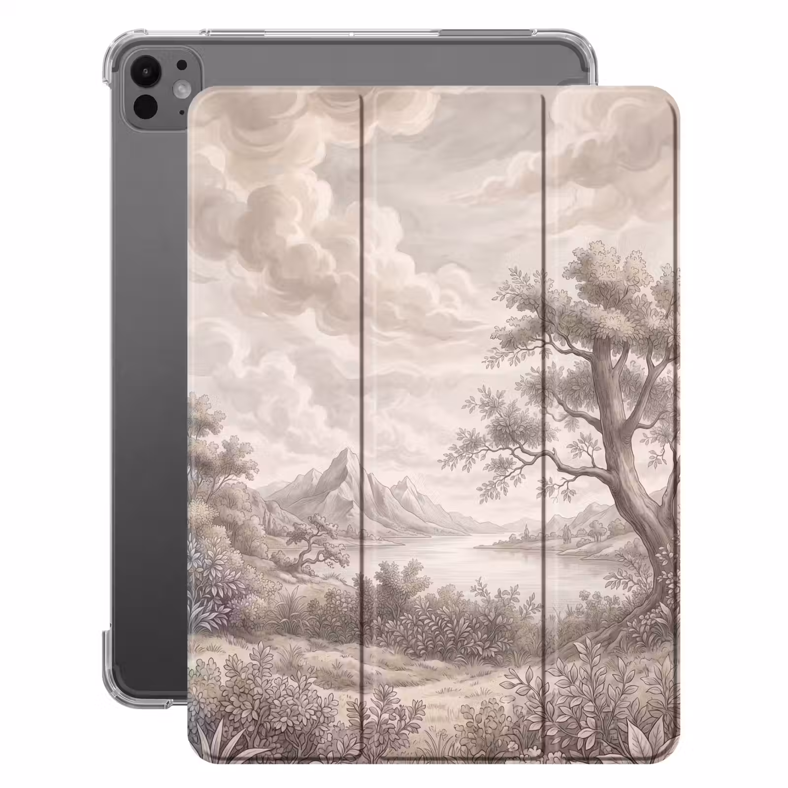 iPad-Hülle - Landschaft - Berge - See - Natur — 1