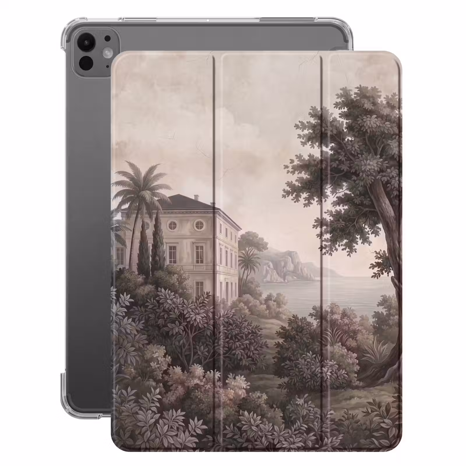 iPad-Hülle - Meer - Villa - Beige — 1
